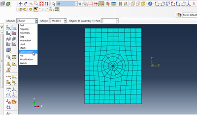 آموزش شبیه سازی رشد ترک در آباکوس